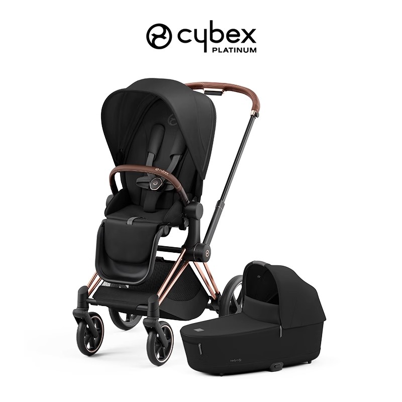 [0-4岁]Cybex出行组合明星同款Priam4婴儿车+新生儿豪华舒适睡篮